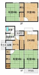 福音寺町借家の物件間取画像